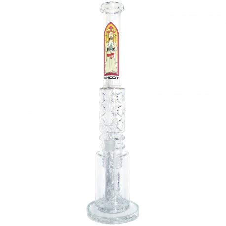 GHODT Jesus Bong Special Edition | 50cm 5mm Bong aus Glas | 18.8er Schliff | Glasbong zum Weg der Erleuchtung von GHODT