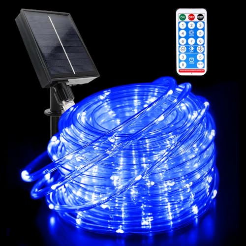 GHONLZIN Solar LED Lichterkette Garten,Wasserdichte Solar lichtschlauch 22 Meter 8 Modi 200 LED Lichtschlauch Lichterkettev mit Fernbedienung für Hochzeit,Party und Weihnachten Dekorationen GHONLZIN Solar LED Lichterkette Garten,Wasserdichte Solar lichtschlauch 22 Meter 8 Modi 200 LED Lichtschlauch Lichterkettev mit Fernbedienung für Hochzeit,Party und Weihnachten Dekorationen von GHONLZIN