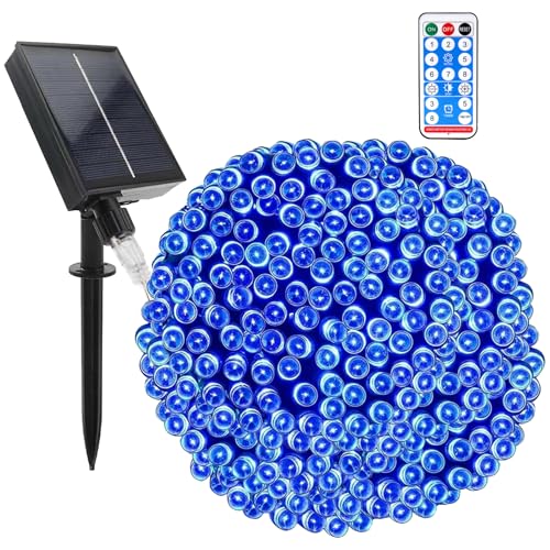 GHONLZIN Solar Lichterkette Aussen, Wasserdicht Solarlichterkette mit Fernbedienung 22 Meter 8 Modi 200 LED Solar Lichterkette Garten für Draußen Party Hochzeit Weihnachts Dekoration GHONLZIN Solar Lichterkette Aussen, Wasserdicht Solarlichterkette mit Fernbedienung 22 Meter 8 Modi 200 LED Solar Lichterkette Garten für Draußen Party Hochzeit Weihnachts Dekoration von GHONLZIN