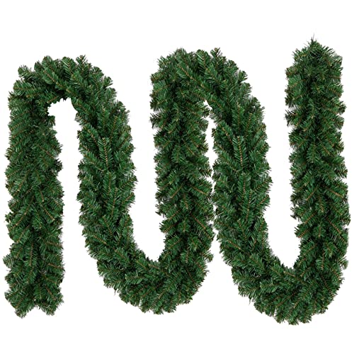 Weihnachtsgirlande Dekoration, 2.7 M/ 8.8 Ft Künstliche grüne Piniengirlande Weiche Feiertagsgirlande für Outdoor Indoor Weihnachtshochzeitsparty Kränze Dekorationen Weihnachtsgirlande Dekoration, 2.7 M/ 8.8 Ft Künstliche grüne Piniengirlande Weiche Feiertagsgirlande für Outdoor Indoor Weihnachtshochzeitsparty Kränze Dekorationen von GHONLZIN