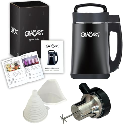 GHOST Infuser – Kräuter-Extraktor und Öl-Infusionsmaschine – vollständig anpassbare Einstellungen – einfach zu bedienen, um Ihre eigenen Infused Oil Esswaren und Leckereien herzustellen von GHOST