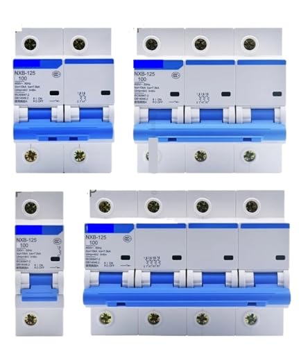 125A MCB NXB-125 Hochstrom 1P 2P 3P 4P 63A 80A 100A Miniatur-Leistungsschalter DZ47(3P,80A) von GHOUNP