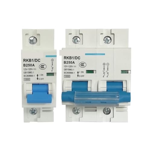 1P 2P DC Circuit Breaker 12V 24V 36V 48V 60V 72V 96V 120V Solar Zellen RV Batterie Circuit Breaker 80A 100A 125A 150A 200A 250A(1P,80A) von GHOUNP