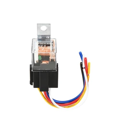 1pc Wasserdichtes Kfz-Relais DC 12V/24V 80A 4Pin 5Pin SPDT Autosteuergerät Autorelais Hohe Kapazität Schalt(24V 5Pin) von GHOUNP