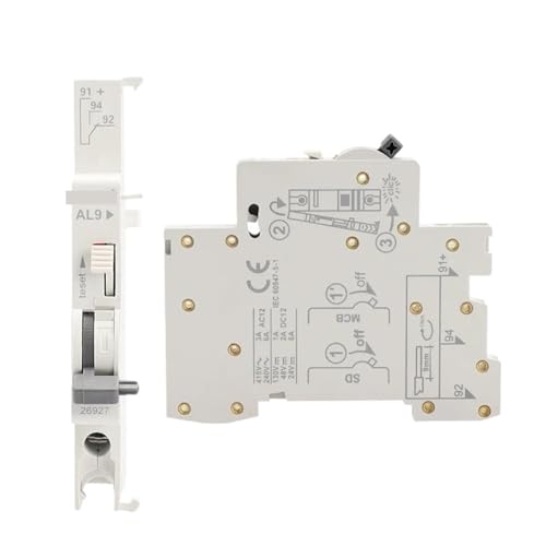 GYM9 1A-63A MCB Hilfs Kontaktieren Alarm Hilfs Kontaktieren for C65N MCB Circuit Breaker VON Hilfs SD Alarm Zubehör(AL9-SD Alarm) von GHOUNP