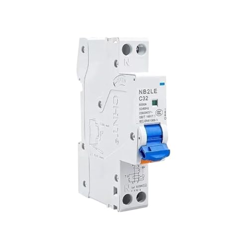 NB2LE 1P + N Fehlerstrom-schutzschalter Leckage Schutz Schalter 0,03 EINE 30MA 6A 10A 16A 20A 25A 32A 40A RCBO(6A) von GHOUNP