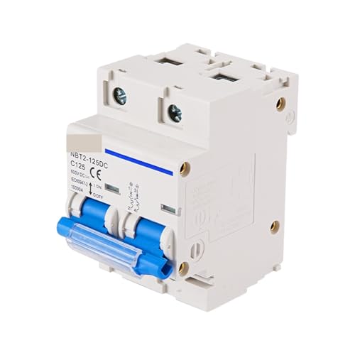 NBT2-125DC 2P PV Din-Schiene DC 600V 80A 100A 125A 10kA C Kurve Solarschalter Mini-Leistungsschalter MCB(125A) von GHOUNP