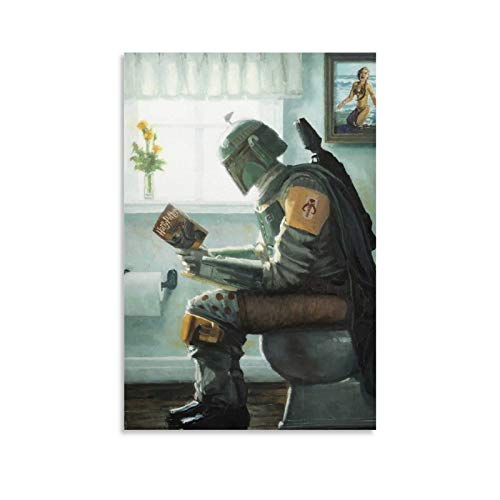 GHRF Boba Fett Dropping A Bounty Poster dekorative Malerei Leinwand Wandkunst Wohnzimmer Poster Schlafzimmer Malerei 16x24inch(40x60cm) von Majen