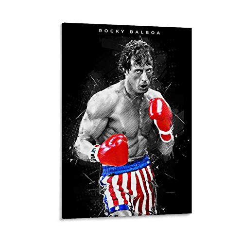 GHRF Rocky Balboa Boxing Outfit Leinwand Kunst Poster und Wandkunst Bilddruck Moderne Familienzimmer Dekor Poster 12x18inch(30x45cm) von GHRF