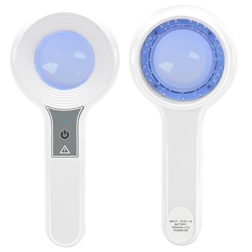 GHWMYD Wood Lampe UV Untersuchung, LED395nm U-V Taschenlampe Detektor, Wiederaufladbarer, Passend für Trockene Flecken/Katze und Hundepflege/Hautprüfung/Haustier Urin GHWMYD Wood Lampe UV Untersuchung, LED395nm U-V Taschenlampe Detektor, Wiederaufladbarer, Passend für Trockene Flecken/Katze und Hundepflege/Hautprüfung/Haustier Urin von GHWMYD