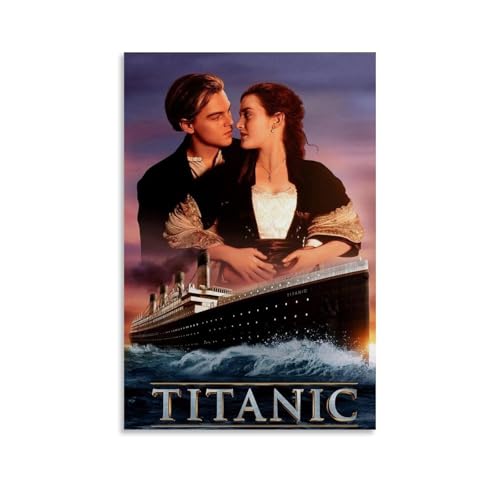 GHYFRD Titanic-Poster, dekoratives Gemälde, Leinwandbild ist hell und schön, geeignet für Büro, Schlafzimmer, dekorative Malerei, um die richtige Atmosphäre zu schaffen, ungerahmt, 40 x 60 cm GHYFRD Titanic-Poster, dekoratives Gemälde, Leinwandbild ist hell und schön, geeignet für Büro, Schlafzimmer, dekorative Malerei, um die richtige Atmosphäre zu schaffen, ungerahmt, 40 x 60 cm von GHYFRD