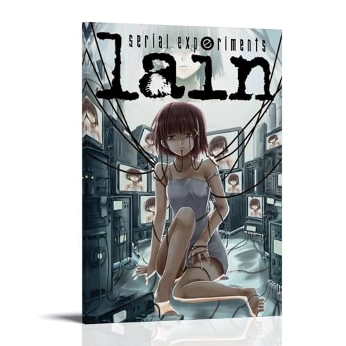 Serial Experiments Lain Poster, dekoratives Gemälde, Leinwandbild ist hell und schön, geeignet für Büro, Schlafzimmer, dekorative Malerei, um die richtige Atmosphäre zu schaffen, Rahmenstil: 50 x 75 Serial Experiments Lain Poster, dekoratives Gemälde, Leinwandbild ist hell und schön, geeignet für Büro, Schlafzimmer, dekorative Malerei, um die richtige Atmosphäre zu schaffen, Rahmenstil: 50 x 75 von GHYFRD