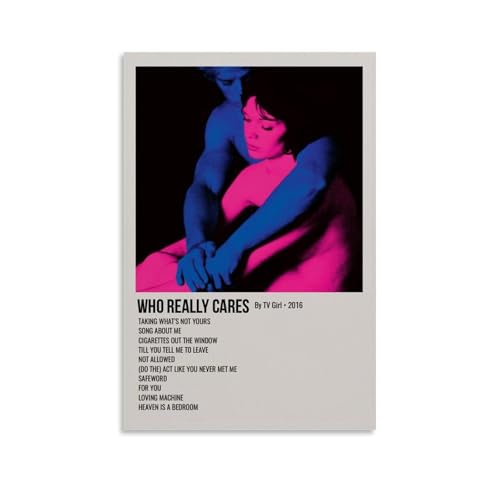 WHO REALLY CARES TV Girl Album Poster Dekorative Malerei Leinwand Wandbild ist hell und schön, geeignet für Büro, Schlafzimmer, dekorative Malerei, um die richtige Atmosphäre zu schaffen, ungerahmt WHO REALLY CARES TV Girl Album Poster Dekorative Malerei Leinwand Wandbild ist hell und schön, geeignet für Büro, Schlafzimmer, dekorative Malerei, um die richtige Atmosphäre zu schaffen, ungerahmt von GHYFRD