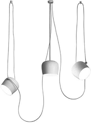 GHiycotdl Kreative Cafe Bar Restaurant Show Case Aim Pendelleuchte Nodic Moderne Lampe (White, 2 head) von GHiycotdl