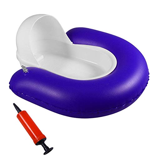 GHzzY Bettpfanne für Haus, Krankenhaus und Reise - Aufblasbares Bettpfannen-Urinal für ältere Menschen, Lähmungen und bettlägerige Patienten - Tragbare Nachttoilette mit Luftpumpe GHzzY Bettpfanne für Haus, Krankenhaus und Reise - Aufblasbares Bettpfannen-Urinal für ältere Menschen, Lähmungen und bettlägerige Patienten - Tragbare Nachttoilette mit Luftpumpe von GHzzY
