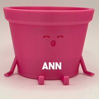 Ann The Sleepy Planter - Large Und Extra Size Kawaii Indoor Inspiriert Von Parks Rec von GI3DPrints