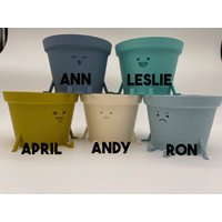 Pflanzgefäße Inspiriert Von Parks Und Freizeit Indoor Planter - Kleine Mittlere Kawaii Planters von GI3DPrints
