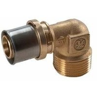 90 ° Gewindebogen zum Pressen von Multipolen Giacomini RM127 3/4' x (26X2) von GIACOMINI