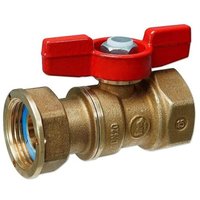 Kugelhahn 1/2'' IG x 3/4'' IG mit Überwurfmutter flachdichtend Kugelhahn 1/2'' IG x 3/4'' IG mit Überwurfmutter flachdichtend von GIACOMINI