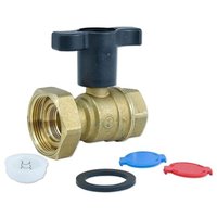 Pumpen-Kugelhahn Messing 1 1/4'' IG x 2'' Überwurfmutter, mit Schwerkraftbremse - R285FY003 Pumpen-Kugelhahn Messing 1 1/4'' IG x 2'' Überwurfmutter, mit Schwerkraftbremse - R285FY003 von GIACOMINI