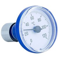 Thermometer mit Steckvorrichtung - Skala blau von GIACOMINI