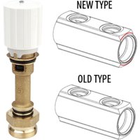 Thermostatventil für FBH-Verteiler R553D Giacomini P10V Alter TYP - 1" X 18 von GIACOMINI