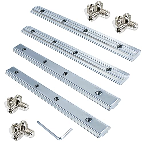 GIAK Streckenverbinder 4 Stück Profilverbinder für 30X30 Nut 8 Profile Schrauben Profilverbinder für Konstruktionsprofile Aluminiumprofil von GIAK