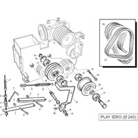 ORIGINAL GIANNI FERRARI Antriebsriemen Profi-Maschine PLAY GREEN von GIANNI FERRARI