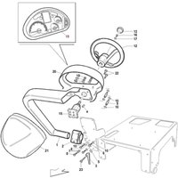 ORIGINAL GIANNI FERRARI TURBO2 Rasentraktor Armaturenbrett 00.40.00.2360 von GIANNI FERRARI