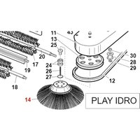 ORIGINAL GIANNI FERRARI Traktor PLAY GREEN Seitenbürste mit gemischten Borsten ORIGINAL GIANNI FERRARI Traktor PLAY GREEN Seitenbürste mit gemischten Borsten von GIANNI FERRARI