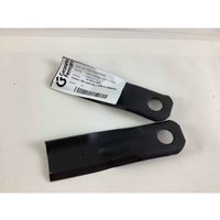 Paar rechte einziehbare Messer Gianni Ferrari Rasentraktor 01.33.01.0210 von GIANNI FERRARI