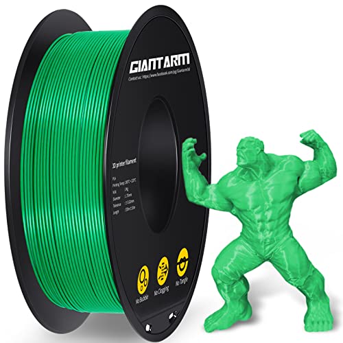 GIANTARM PLA Filament 1.75mm,3D Drucker Filament PLA 1kg,MaBgenauigkeit +/- 0,02mm,3D-Druckmaterialien,PLA Grün von GIANTARM