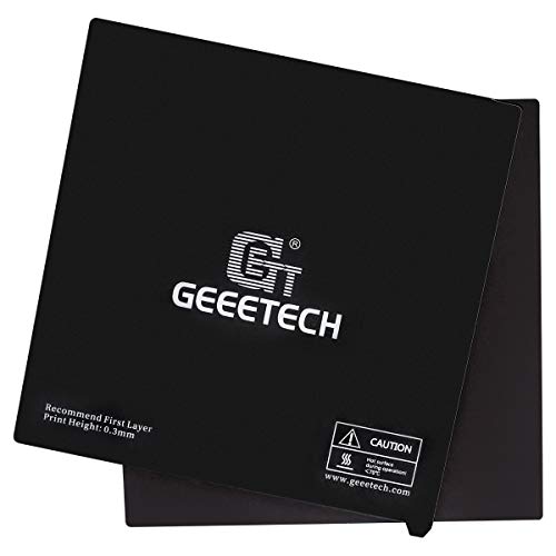 Geeetech Flexibles Druckbett mit magnetischer Saugplatte aus Gummi für 260×260 Serie 3D-Drucker, 260×260×4mm von GIANTARM