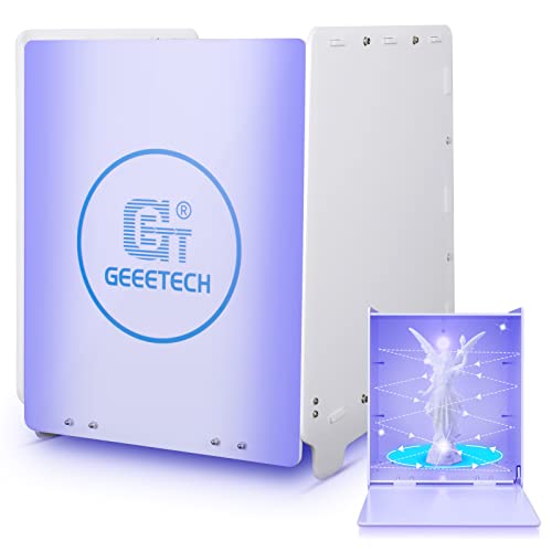 Geeetech Cure Maschine für LCD/DLP/SLA Resin 3D Drucker, UV LED Härtungsbox mit Rotary Aushärten Drehscheibe Aushärten Maschine von GIANTARM