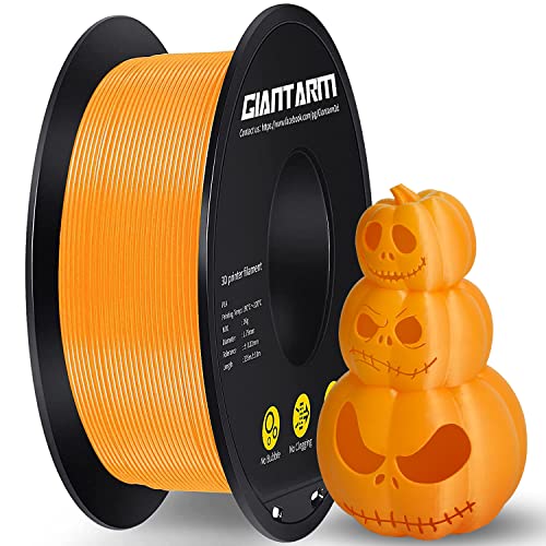 GIANTARM PLA Filament 1.75mm,3D Drucker Filament PLA 1kg,MaBgenauigkeit +/- 0,02mm,3D-Druckmaterialien,PLA Orange von GIANTARM