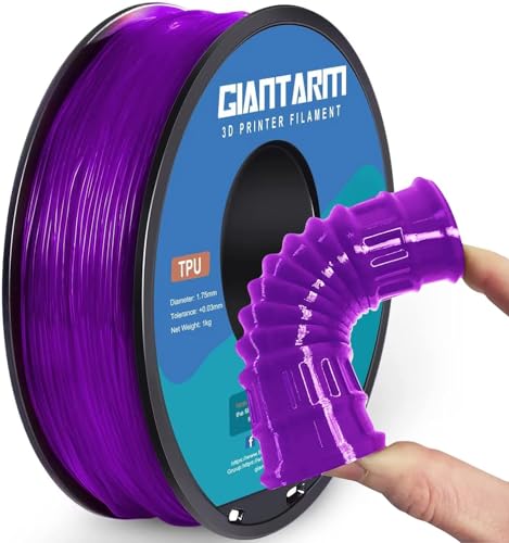 GIANTARM TPU Filament 1,75 mm für 3D-Drucker 1kg, Lila GIANTARM TPU Filament 1,75 mm für 3D-Drucker 1kg, Lila von GIANTARM
