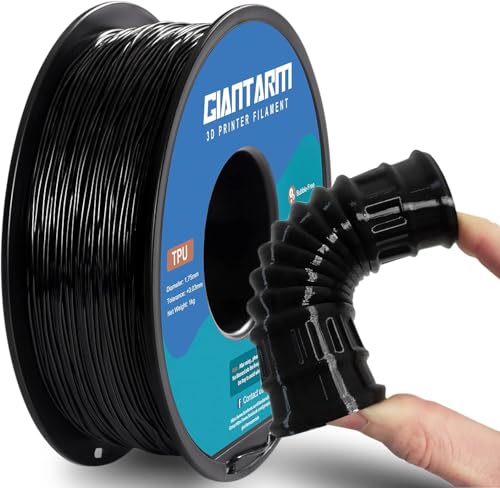 GIANTARM TPU Filament 1,75 mm für Flexible 3D-Drucker 1 kg, schwarz GIANTARM TPU Filament 1,75 mm für Flexible 3D-Drucker 1 kg, schwarz von GIANTARM