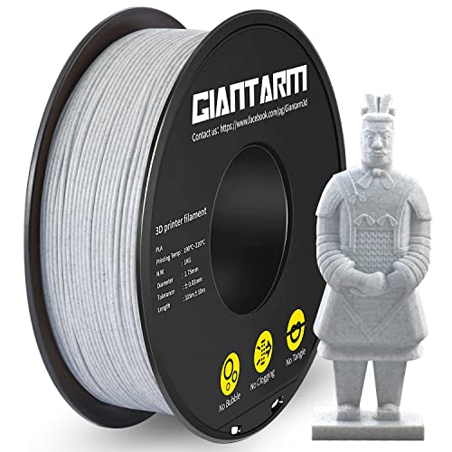PLA Filament 1.75mm,GIANTARM 3D Drucker Filament PLA Marmor 1kg Spool von GIANTARM