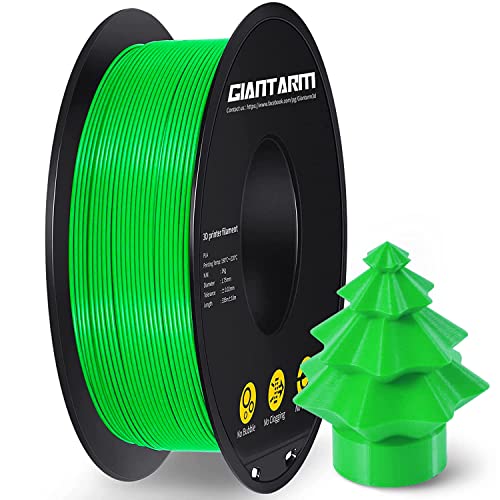 PLA Filament 1.75mm,GIANTARM 3D Drucker Filament PLA Grün 1kg Spool von GIANTARM