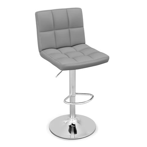 GIANTEX Barhocker höhenverstellbar 65-85 cm, Barstuhl 360° drehbar mit Fußstütze, Tresenhocker Bistrohocker bis 150kg Belastbar, Küchenhocker Sitzhocker aus PU & Metall, Drehstuhl für Bar Café Küche GIANTEX Barhocker höhenverstellbar 65-85 cm, Barstuhl 360° drehbar mit Fußstütze, Tresenhocker Bistrohocker bis 150kg Belastbar, Küchenhocker Sitzhocker aus PU & Metall, Drehstuhl für Bar Café Küche von GIANTEX