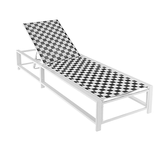 GIANTEX Liegestuhl, 6-Fach verstellbare Sonnenliege mit Metallrahmen & Rollen, tragbare Gartenstuhl für Strand, Garten & Pool, Outdoor Liege 200 x 68 x 32cm, belastbar bis 180kg GIANTEX Liegestuhl, 6-Fach verstellbare Sonnenliege mit Metallrahmen & Rollen, tragbare Gartenstuhl für Strand, Garten & Pool, Outdoor Liege 200 x 68 x 32cm, belastbar bis 180kg von GIANTEX