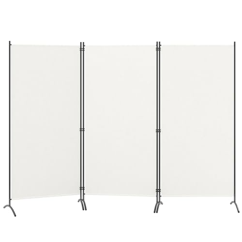 GIANTEX Raumteiler Trennwand Sichtschutz 3 teilig 260x183 cm Raumtrenner Paravent klappbar Spanische Wand freistehend mit Breiten Füßen Stellwand faltbar aus Stoff Blickdicht Privatschutz von GIANTEX