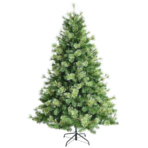 GIANTEX künstlicher Weihnachtsbaum, Tannenbaum 180 cm mit 820 Spitzen, Christbaum mit stabilem Eisenständer, dichte Zweige, einfacher Aufbau, Christmas Tree Kunsttanne naturgetreu, grün von GIANTEX