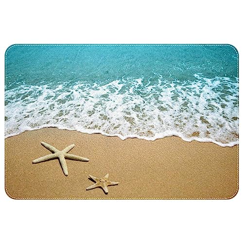GIAPB Teppich,Teppiche für Schlafzimmer,Teppich,Wohnzimmerteppiche,31x20 in,Strand Seestern Landschaft von GIAPB