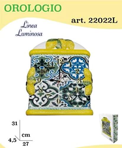 GIARDINI DI MARZO ITALIA L.LUMINOSA Uhr 27 x 31 cm 22022L von GIARDINI DI MARZO ITALIA