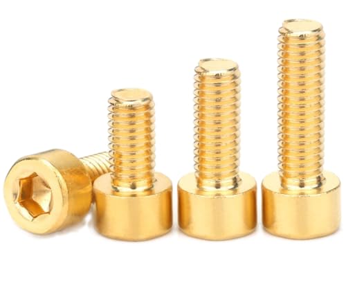 5 STÜCKE M6 Kupfer Innensechskantschrauben mit Innensechskant, Messing Maschinenschrauben mit Innensechskant(M6x8mm) von GIAYEU