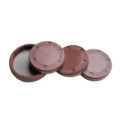 EC-Endkappen-Öldichtungen, 4 Stück EC-Wellenend-Öldichtungsabdeckungen aus Fluorkautschuk mit Außendurchmesser 42 mm, Gesamthöhe 6 mm, for Reduzierstücke und Getriebe(Fluorine Rubber,42x9.5mm) von GIAYEU