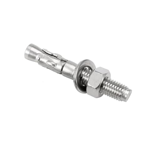 Wandanker-Expansionsbolzen, 1 Stück 304 A2-70 Edelstahl-Expansionsschraube Keilanker Durchgangsbolzen M6-M16(M6x75mm) von GIAYEU