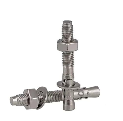Wandanker-Expansionsbolzen, 2 Stück 304 Edelstahl-Expansionsschraube Expansionsbolzen Autoreparatur-Expansionsbolzen M6-M16(M6*60mm) von GIAYEU