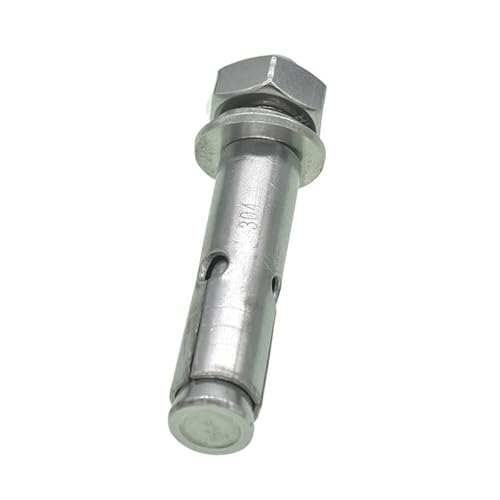 Wandanker-Expansionsbolzen, 2 Stück 304 Edelstahlhülse Verbesserter Typ Expansionsankerbolzen M6-M20(M6,80mm) von GIAYEU